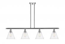 Innovations Lighting 516-4I-PC-GBC-84-LED - Berkshire - 4 Light - 48 inch - Polished Chrome - Cord hung - Island Light