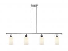 Innovations Lighting 516-4I-SN-G801-LED - Clymer - 4 Light - 48 inch - Brushed Satin Nickel - Cord hung - Island Light