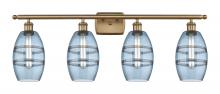 Innovations Lighting 516-4W-BB-G557-6BL - Vaz - 4 Light - 36 inch - Brushed Brass - Bath Vanity Light