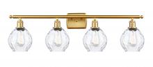 Innovations Lighting 516-4W-SG-G362-LED - Waverly - 4 Light - 36 inch - Satin Gold - Bath Vanity Light