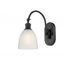 Innovations Lighting 518-1W-BK-G381-LED - Castile - 1 Light - 6 inch - Matte Black - Adjustable Swing Arm
