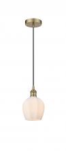 Innovations Lighting 616-1P-AB-G461-6 - Norfolk - 1 Light - 6 inch - Antique Brass - Cord hung - Mini Pendant