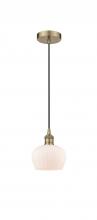 Innovations Lighting 616-1P-AB-G91 - Fenton - 1 Light - 7 inch - Antique Brass - Multi Pendant