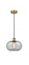 Innovations Lighting 616-1P-BB-G247 - Gorham - 1 Light - 10 inch - Brushed Brass - Cord hung - Mini Pendant