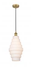Innovations Lighting 616-1P-BB-G671-8 - Cascade - 1 Light - 8 inch - Brushed Brass - Cord hung - Mini Pendant
