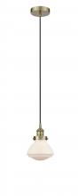 Innovations Lighting 616-1PH-AB-G321 - Olean - 1 Light - 7 inch - Antique Brass - Cord hung - Mini Pendant