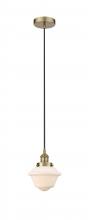 Innovations Lighting 616-1PH-AB-G531 - Oxford - 1 Light - 7 inch - Antique Brass - Cord hung - Mini Pendant