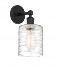 Innovations Lighting 616-1W-BK-G1113 - Cobbleskill - 1 Light - 5 inch - Matte Black - Sconce