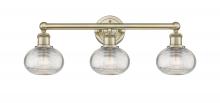 Innovations Lighting 616-3W-AB-G555-6CL - Ithaca - 3 Light - 24 inch - Antique Brass - Bath Vanity Light