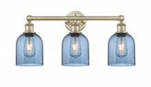 Innovations Lighting 616-3W-AB-G558-6BL - Bella - 3 Light - 24 inch - Antique Brass - Bath Vanity Light