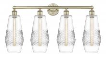 Innovations Lighting 616-4W-AB-G682-7 - Windham - 4 Light - 34 inch - Antique Brass - Bath Vanity Light