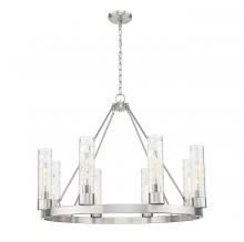 Innovations Lighting 617-8CR-SN-G617-11DE - Boreas - 6 Light - 36 inch - Satin Nickel - Chandelier