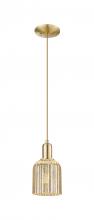 Innovations Lighting 716-1P-CB-G559-5ME - Bridal Veil - 1 Light - 6 inch - Champagne Bronze - Cord hung - Mini Pendant