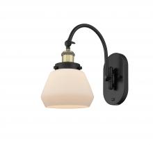 Innovations Lighting 918-1W-BAB-G171-LED - Fulton - 1 Light - 7 inch - Black Antique Brass - Adjustable Swing Arm