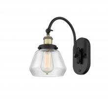 Innovations Lighting 918-1W-BAB-G172-LED - Fulton - 1 Light - 7 inch - Black Antique Brass - Adjustable Swing Arm