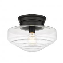 Golden 0508-SF BLK-CLR - Semi-Flush