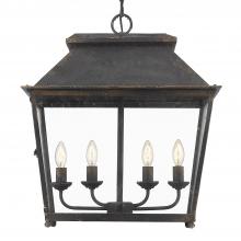 Golden 0804-4P ABI - 4 Light Pendant Lantern