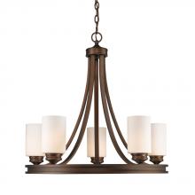 Golden 1051-5 SBZ-OP - 5 Light Chandelier