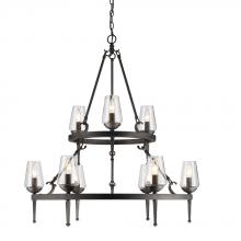 Golden 1208-9 DNI - 2 Tier - 9 Light Chandelier