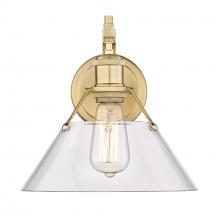 Golden 3306-1W BCB-CLR - 1 Light Wall Sconce