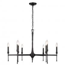 Golden 3509-9 BLK - 9 Light Chandelier