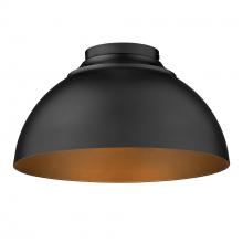 Golden 6956-FM BLK-BLK - Flush Mount