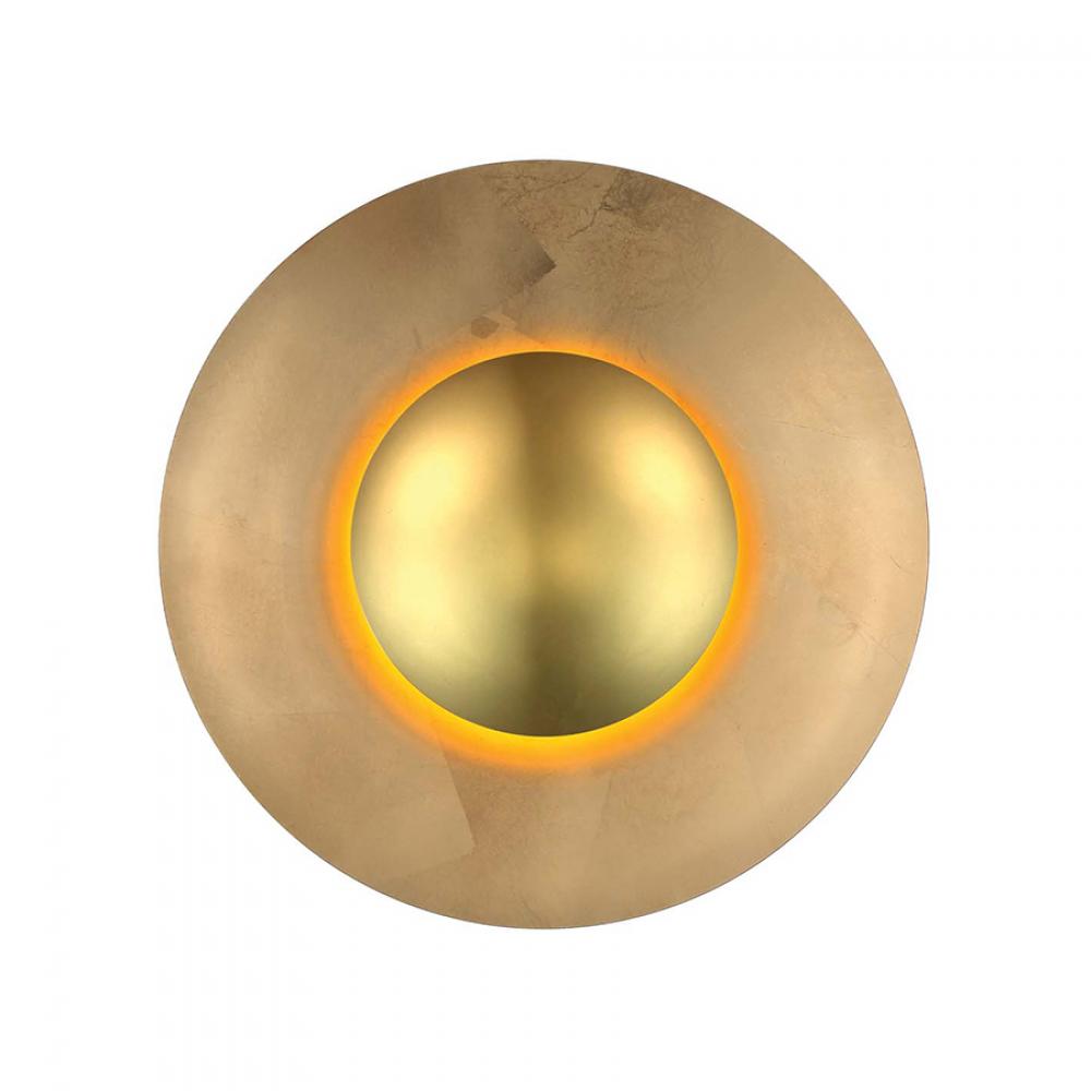 18" 3K-LED Blaze Sconce - Gold Leaf