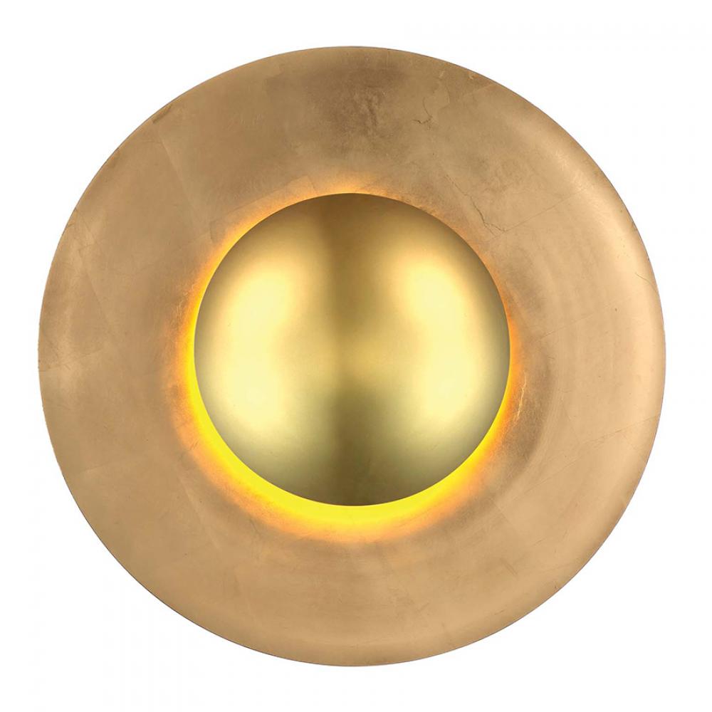 24" 3K-LED Blaze Sconce - Gold Leaf