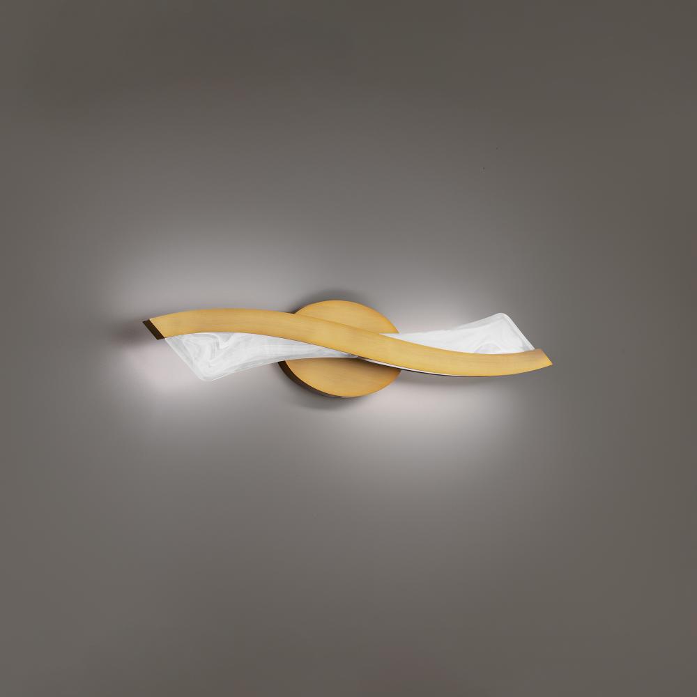 22" Ascot 3K-LED Vanity Light - Brass