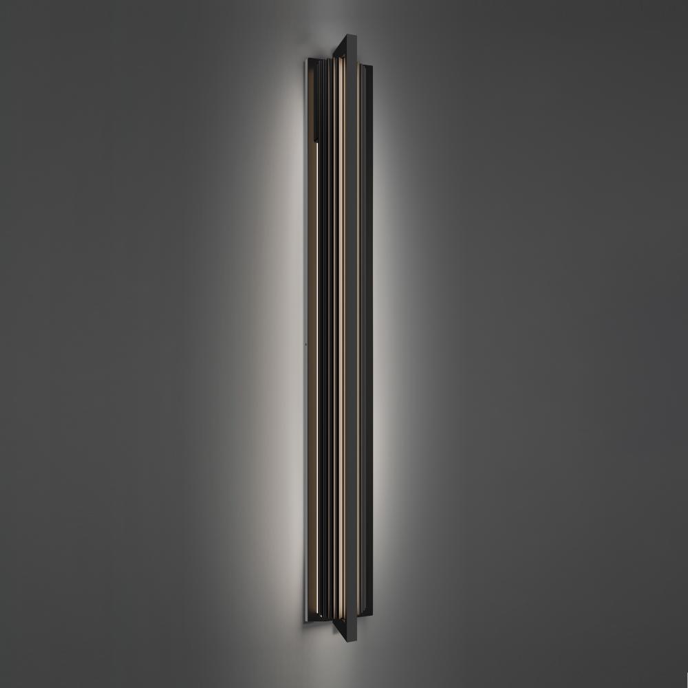 48" 3K-LED Krimp Exterior Sconce - Black