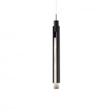 Modern Forms US Online PD-48424-BK - 3" 3K-LED Saber Pendant - Black & Alabaster
