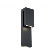 Modern Forms US Online WS-W13718-BK - Double Down Outdoor Wall Sconce Light