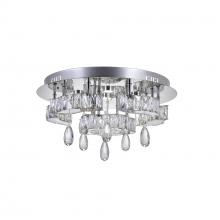 CWI Lighting 5644C22ST-R - Cascata LED Flush Mount With Chrome Finish