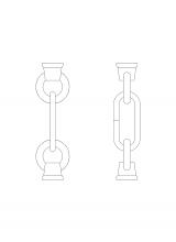 Generation Lighting 9122-715 - Replacement Chain Link and Loop in Autumn Bronze