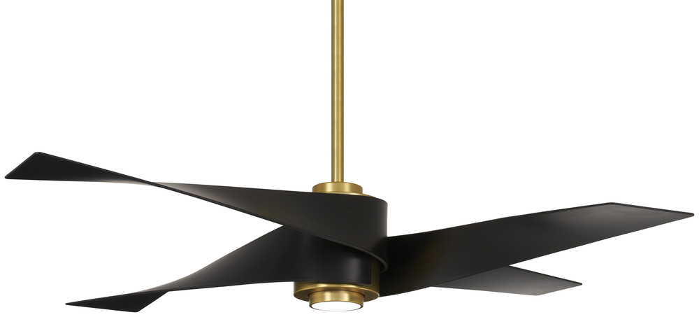 64" 3K-LED DC Motor Artemis IV - Soft Brass & Matte Black Blades