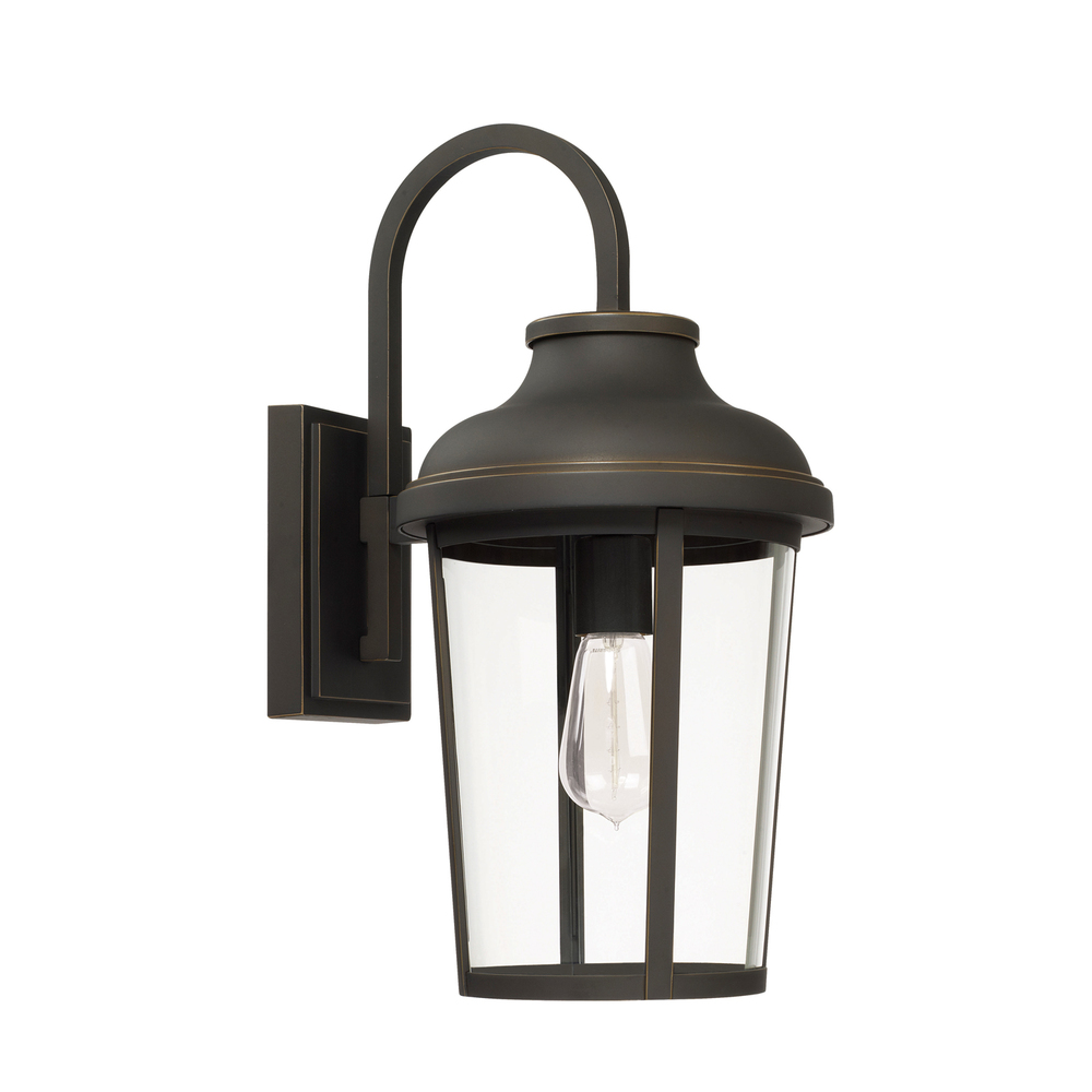 19" 1 Light Ext Wall/Bronze
