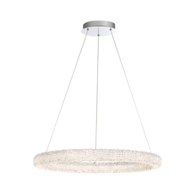 Eurofase 34153-017 - 27" 3K-LED Sassi Chandelier - Chrome & Crystal
