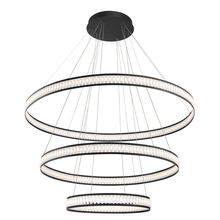 Eurofase 37090-012 - 60" 3-Tier 3K-LED Forster Chandelier - Black