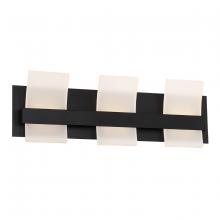 Eurofase 35655-028 - 22" 3K-LED Cambridge 3-Light Vanity - Black