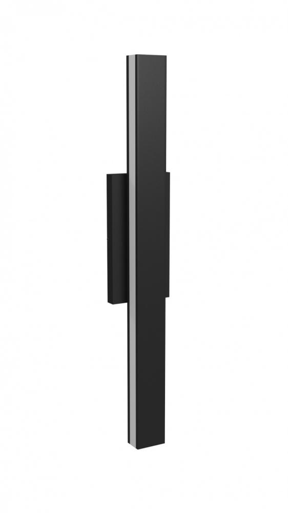 24" 3K-LED Outdoor Wall Mount - Black