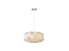 Avenue Lighting HF2112 - Melrose Pl. Collection White Fabric Pendant Like Hanging Fixture