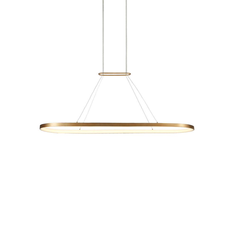 47" 3K-LED Eerie Pendant - Antique Brass