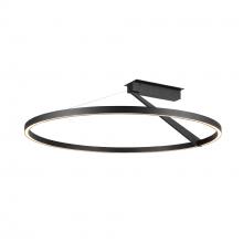 Kuzco Lighting Inc SF27731-BK-3WCCT-UNV - 31" CCT-LED Roda Semi-Flush Mount - Black