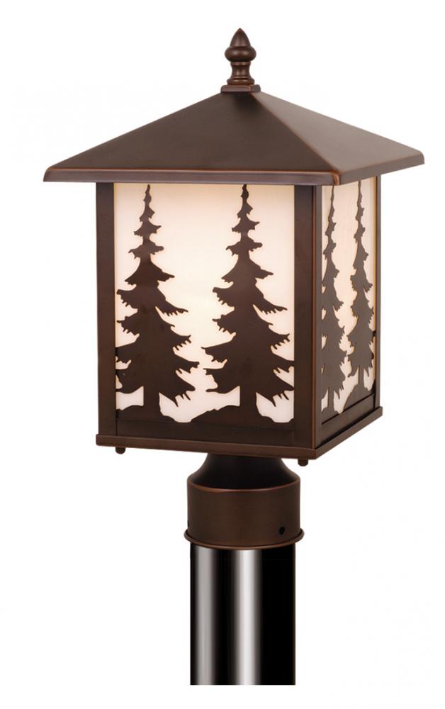 Yosemite 8-in Tree Outdoor Post Light Burnished Bronze