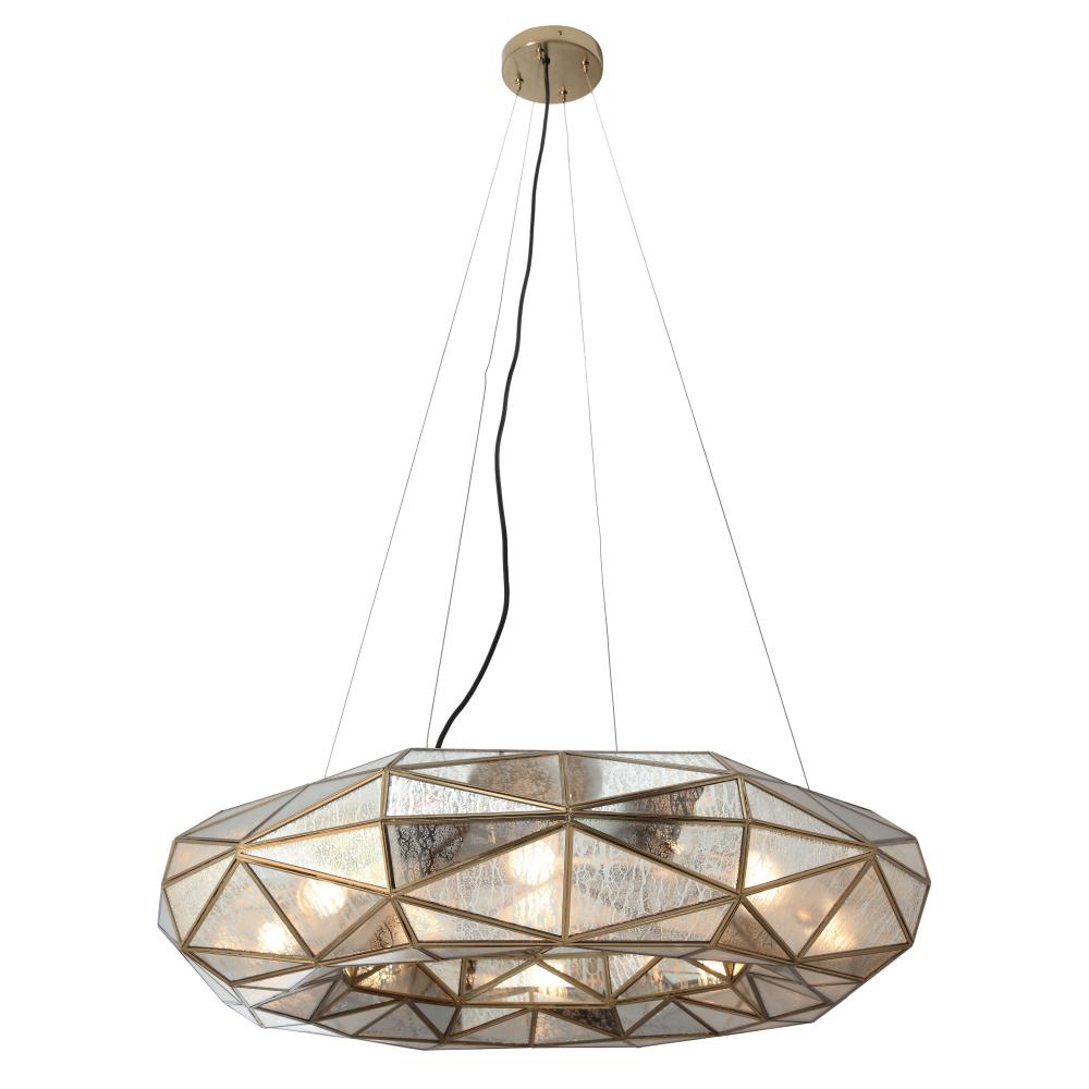 Geo-gem 8 Light Chandelier