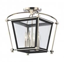 Hudson Valley 3610-AGB - 4 LIGHT SEMI FLUSH