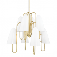 Hudson Valley 7178-AGB - 8 LIGHT CHANDELIER