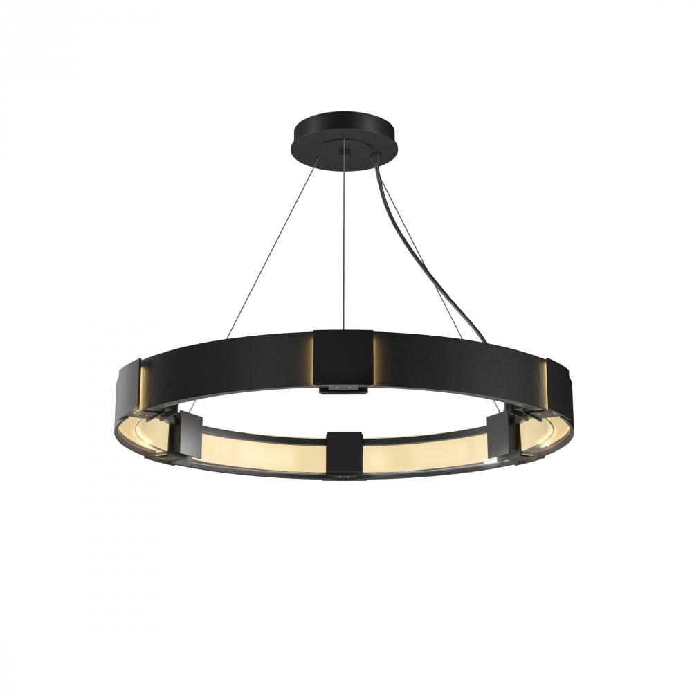 30" 6-Light Aura Pendant - Black