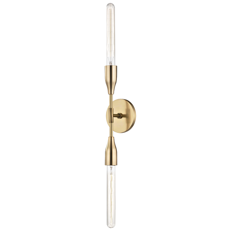 30" 2-Light Tara Wall Sconce - Aged Brass