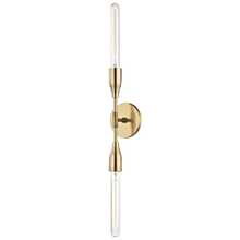 Mitzi by Hudson Valley Lighting H116102-AGB - 30" 2-Light Tara Wall Sconce - Aged Brass